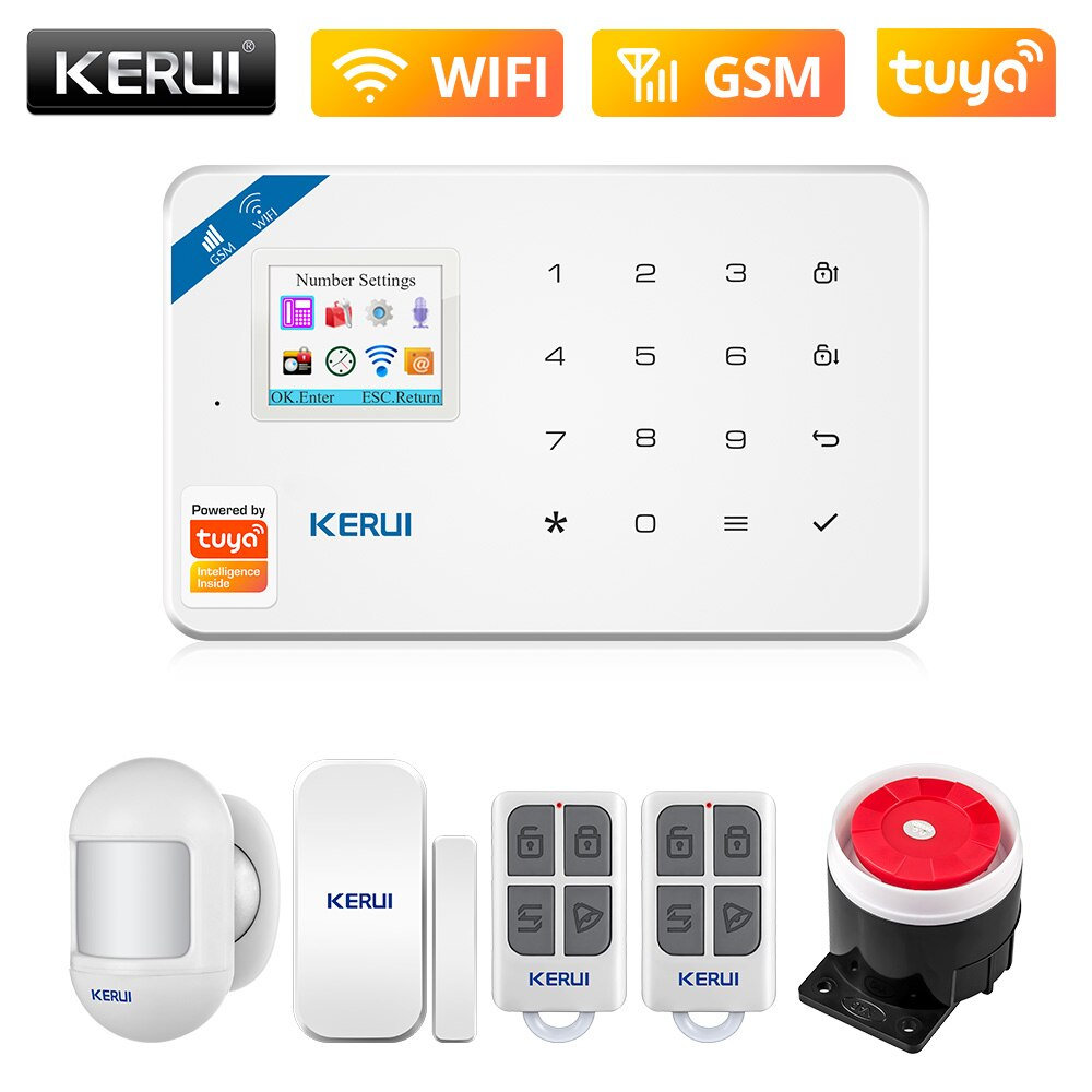 KERUI Smart WIFI GSM Security Alarm System (W181)