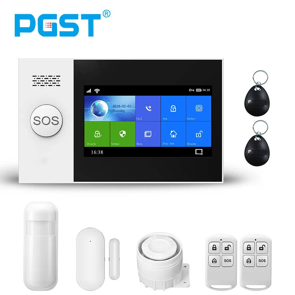 PGST Smart WIFI GSM 4G Security Alarm System (PG107)