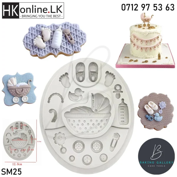 Silicone Baby Accessories Mold SM25