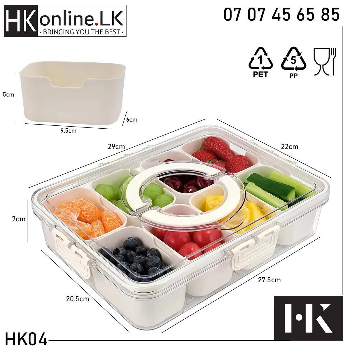 Storage Organizer Box HK04 (8 Bay)